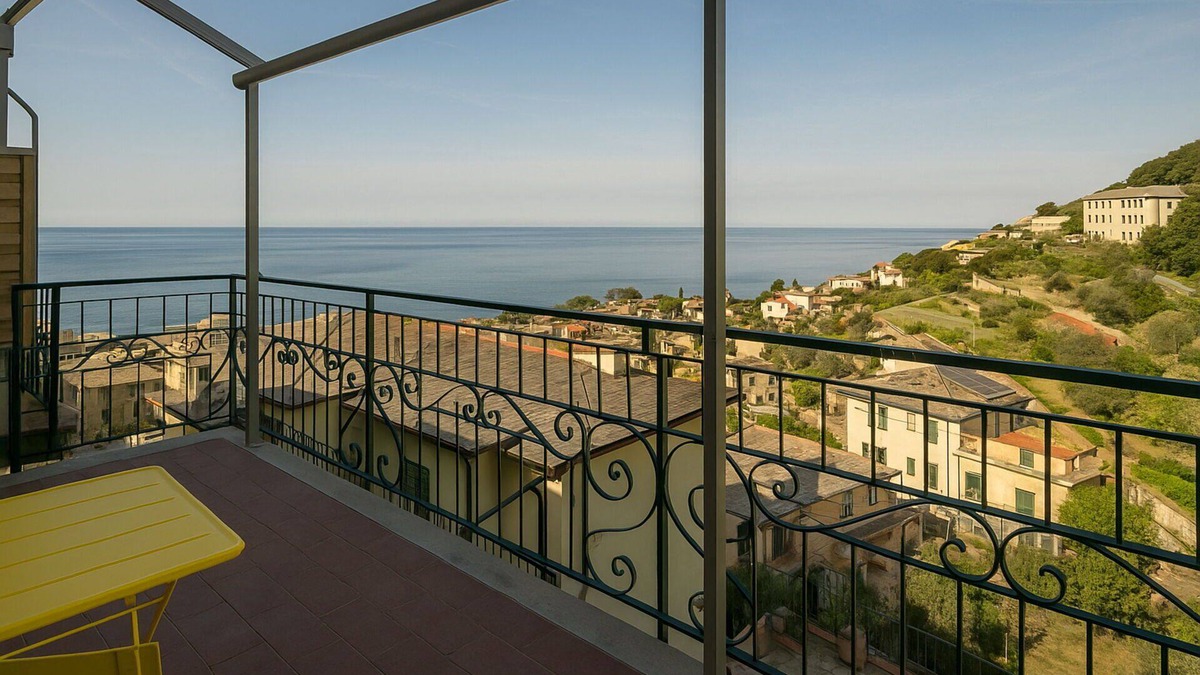 Bogliasco Apartment | Pieve Ligure Seaside View, Wifi