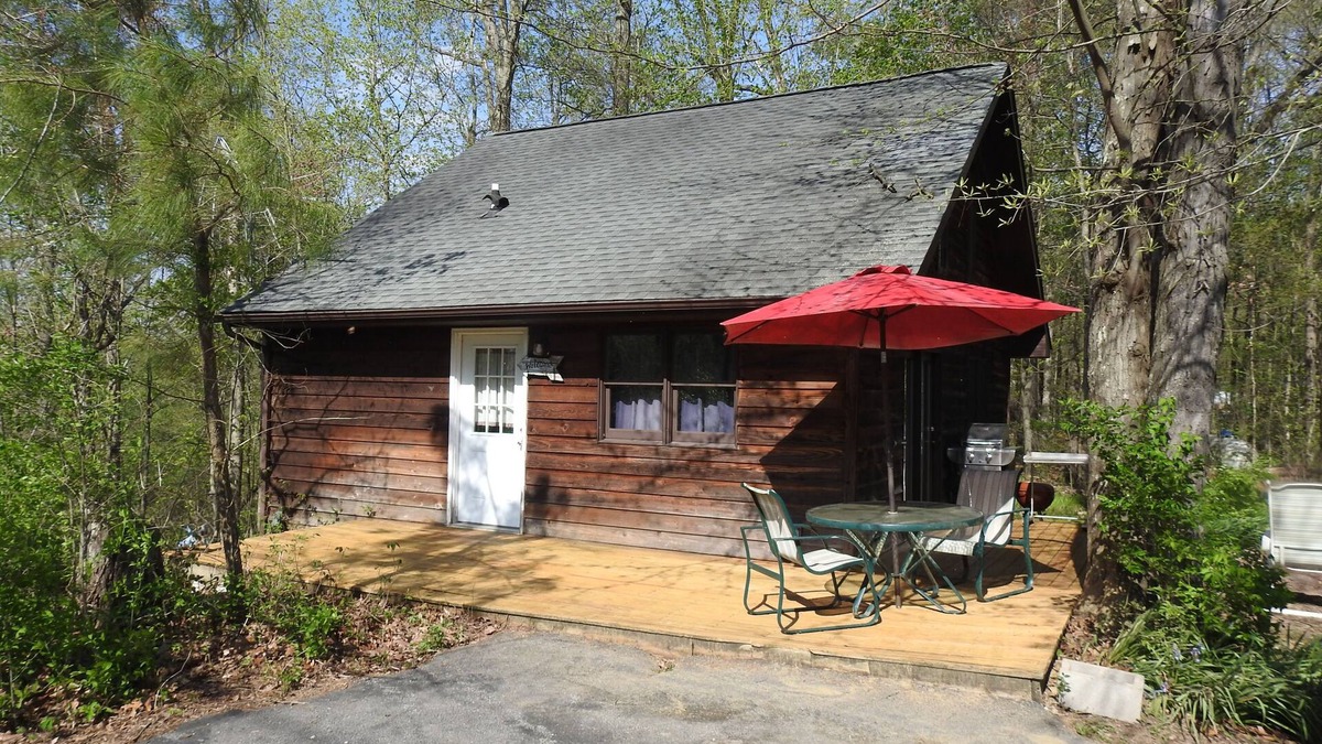 Carbondale Cabin | Pine Cabin on 30 Acres! 1 mi. from Carbondale, IL & SIUC Campus