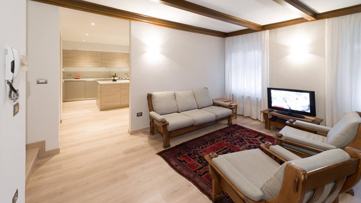 Brez Apartment | Pink Lady Spacious Apartment in Brez