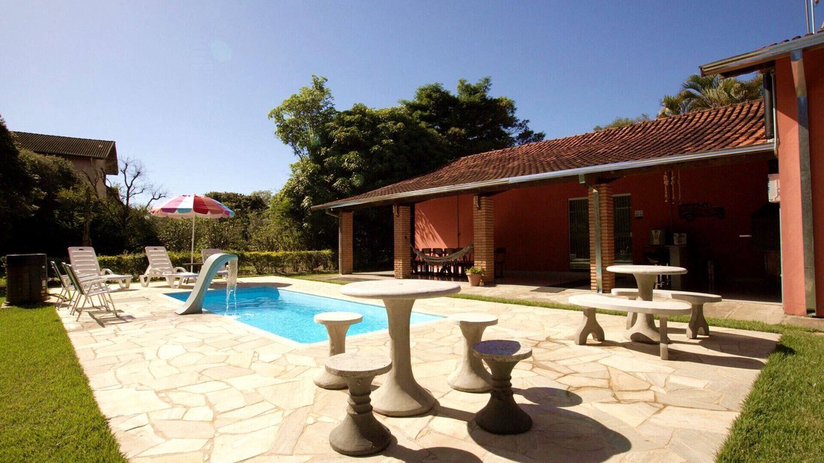 Franca House | Piscina e muito lazer em linda Chácara, Franca/SP