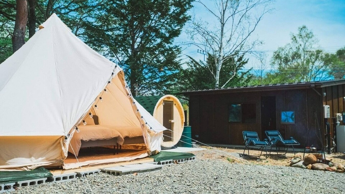 Hokuto RV Rental | Plan with private barrel sauna flat rate for up t/Beidu City Yamanashi