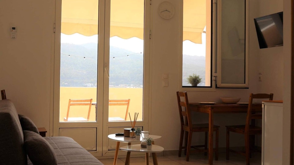Samos Apartment | Plateia sea view loft