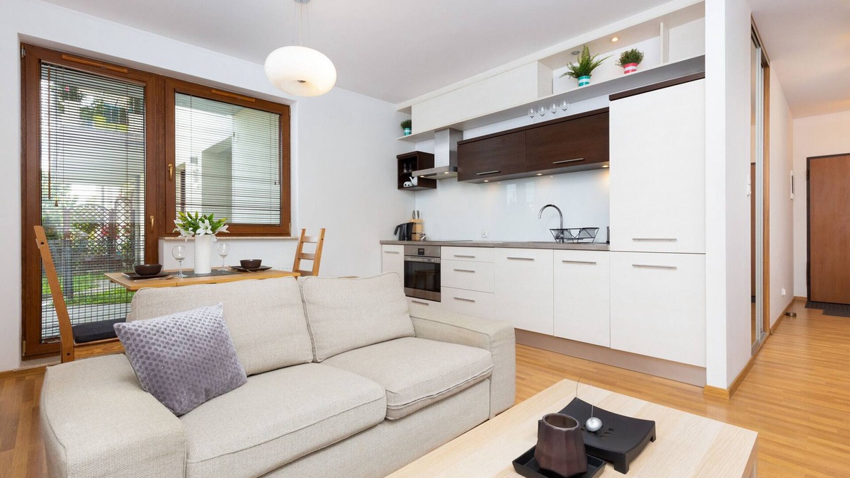 Orunia Gorna Apartment | Platynowa, Gdańsk, 1bedroom, Garden, Smart TV