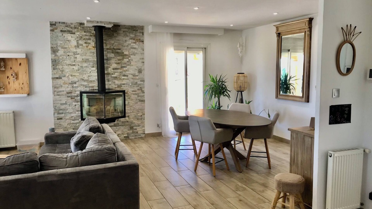 Saint-Georges-les-Bains House | Pleasant house (view, nature, pool)