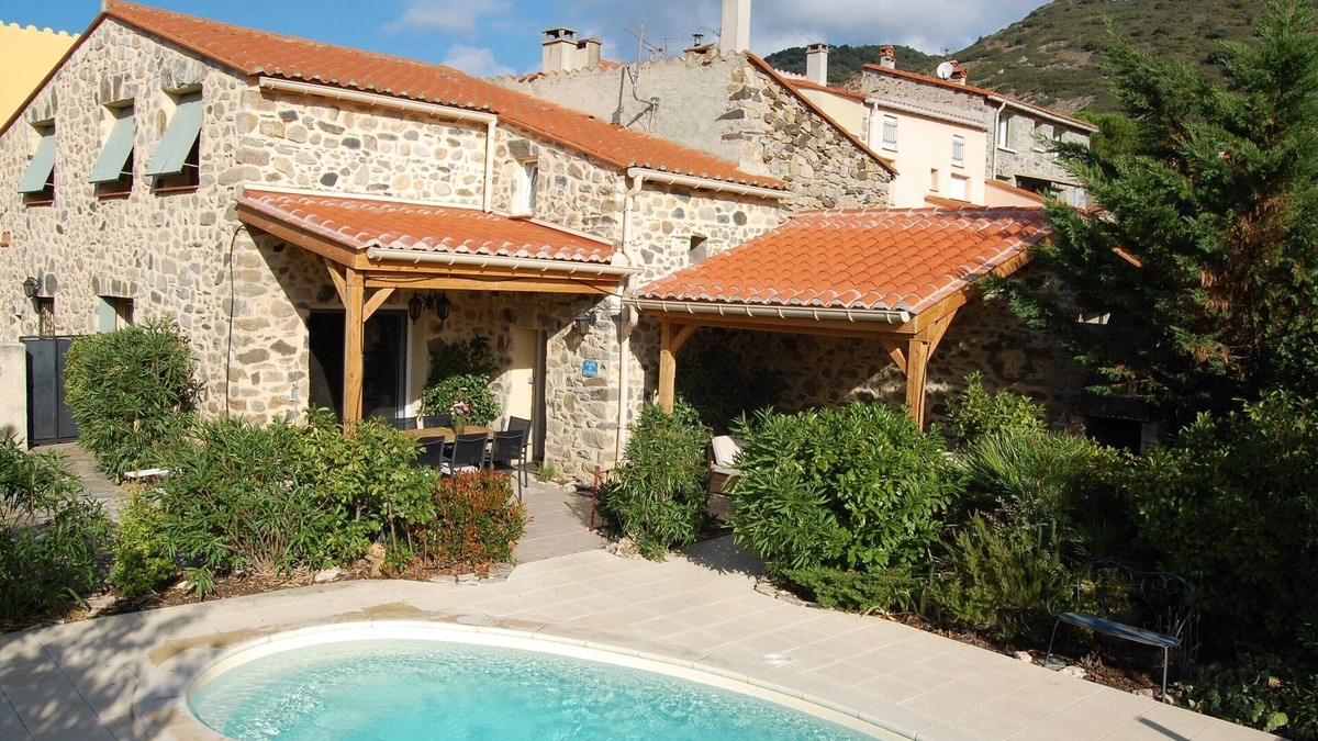 Sournia House | Pleasant stone house with private pool and modern comfort.