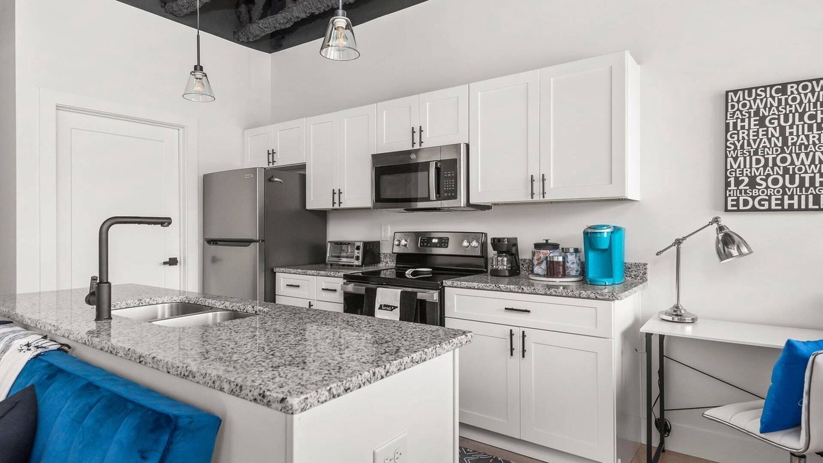 Nashville Condo | Plus One - Pet Friendly ~ Unique Reclaimed Commercial Space ~ 8 Min to Downtown