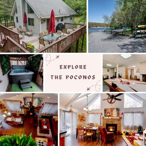 Briar Crest Woods House | Poconos Getaway with Hot Tub-Close to Attractions, Perfect for Family &Friends!