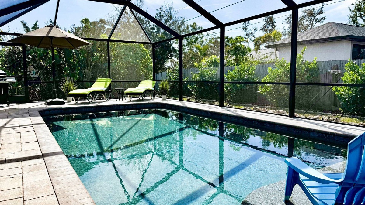 South Venice Villa | Pool & Beach – Pefect Getaway for Families - Enjoy Shark Teeth Hunting - WiFi