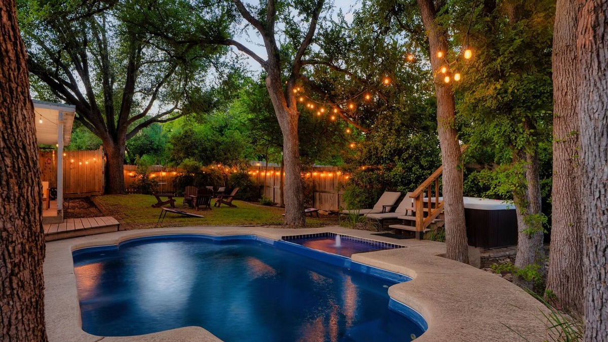 Round Rock West House | Pool & Hot Tub! Luxury Escape Gym & Gameroom!