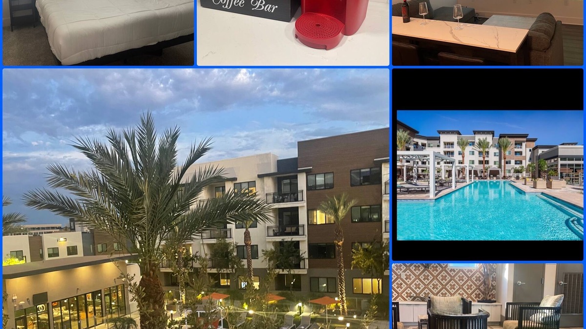 Desert Ridge West Apartment | Pool Side Apartment With Private Cinema in Scottsdale next to the Mayo Clinic