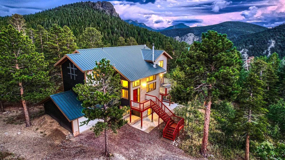 Rollinsville House | Pool Table and Media Room in 3-Level Family-Friendly Home with Gorgeous views