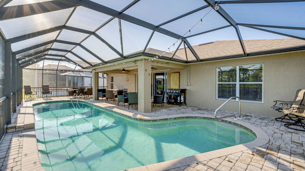 South Gulf Cove House | Port Charlotte Oasis w/Boat Dock: Relax Poolside!
