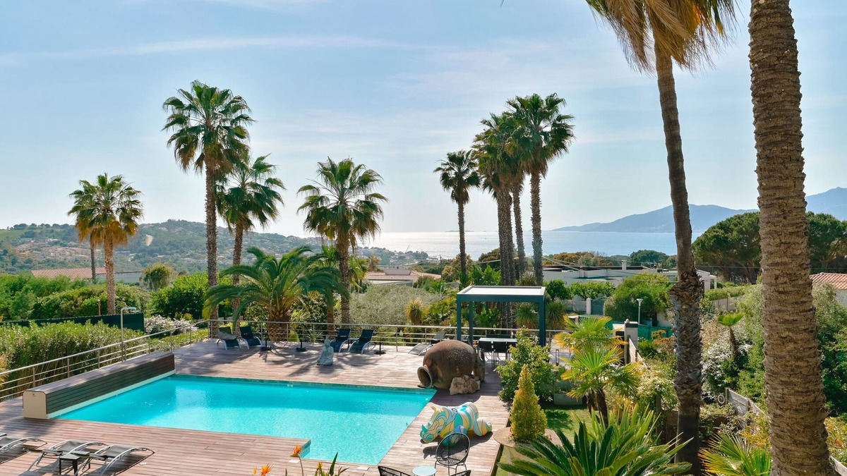 Grosseto-Prugna Villa | Porticcio: Splendid estate with magnificent sea view and heated swimming pool