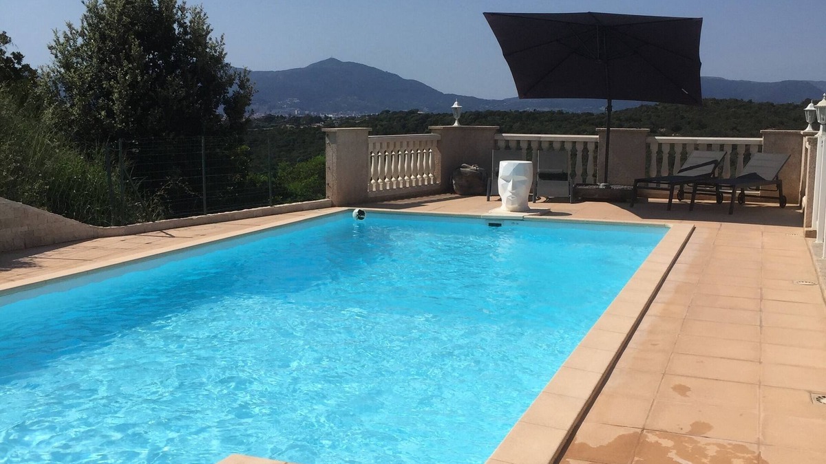 Albitreccia Apartment | PORTICCIO T2 68 M², air-conditioned, garden level, swimming pool, 120 m2 terrace, 4*.