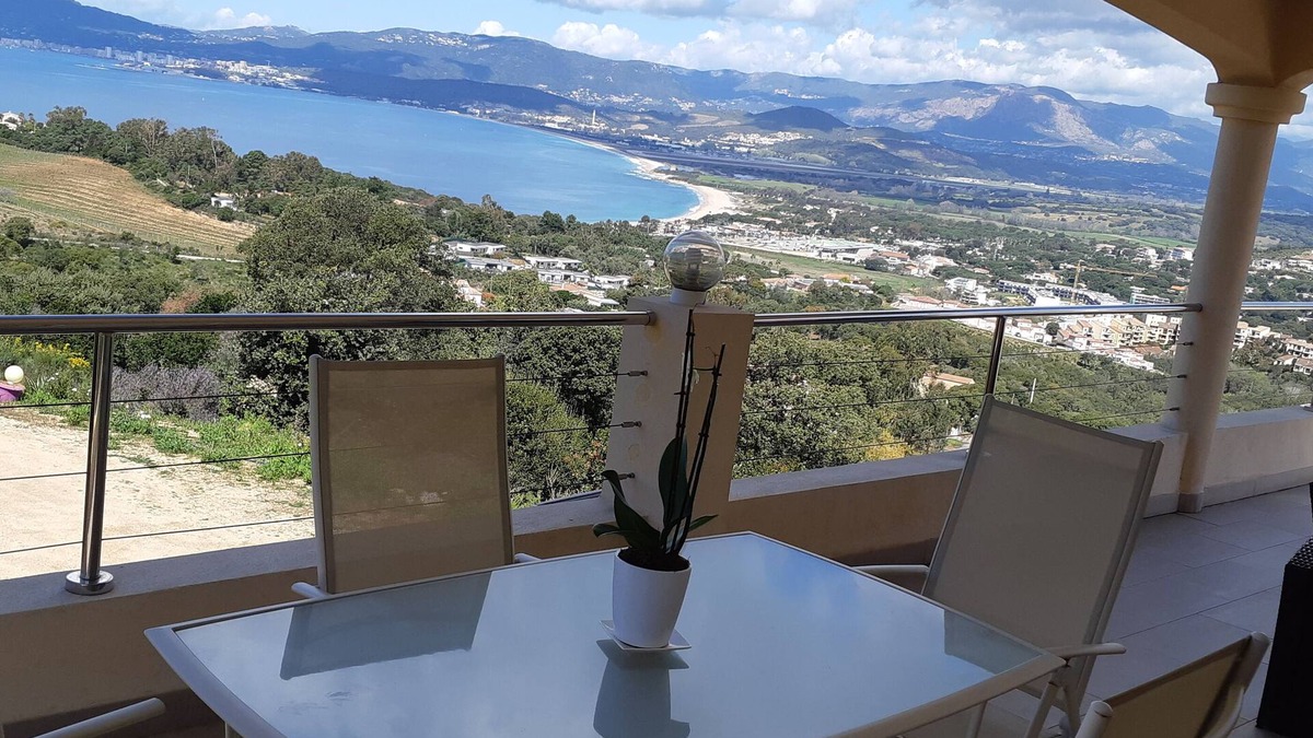 Grosseto-Prugna Villa | PORTICCIO Top of Villa, Panoramic view - breathtaking Sea/mountain 7 persons