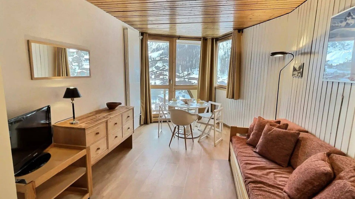 Le Cret Apartment | Portillo Residence - Charming studio for 4 people with unstoppable south view