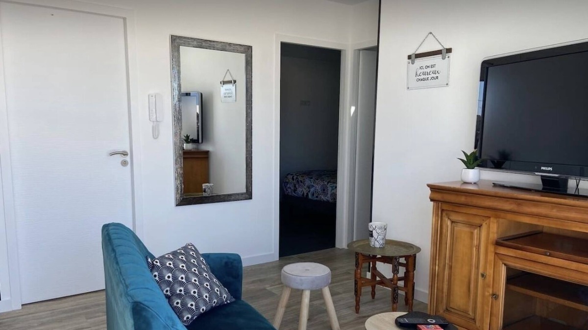 LʼAiguillon-sur-Mer Apartment | Pour 4 Pers Plein Soleil, Gd Terrasse sur Toiture