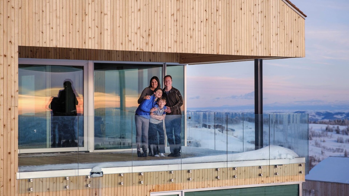 Powder Mountain House | PowMow! Top of World View-Winter Fun at Powder Mountain