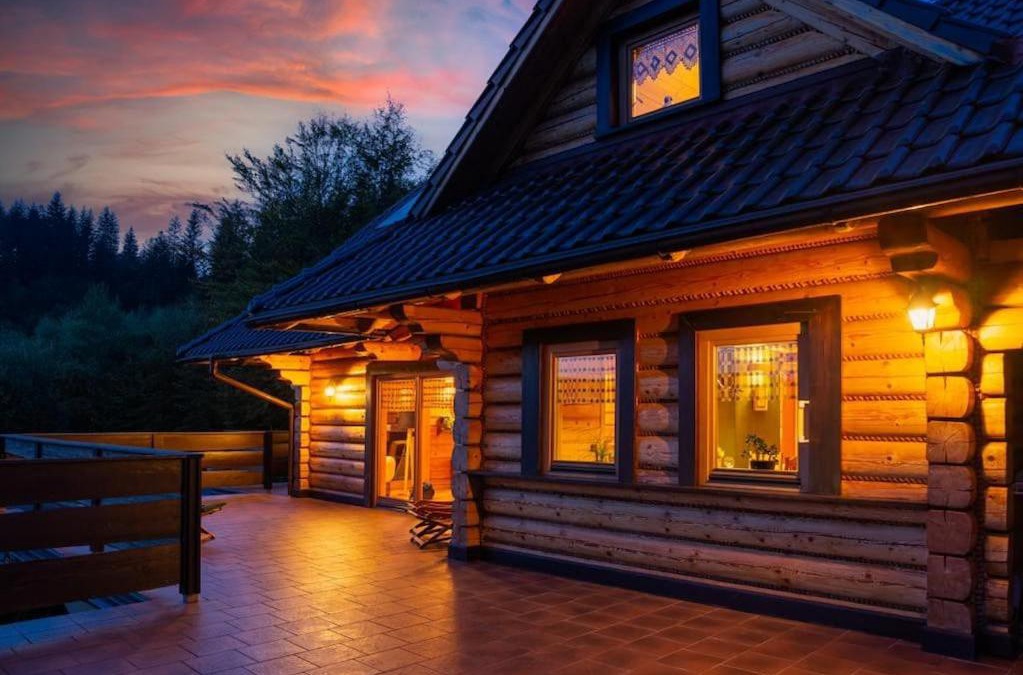 Wisla Villa | Poziomkowy Dom- Wisła, Dom z bali, Sauna, Taras