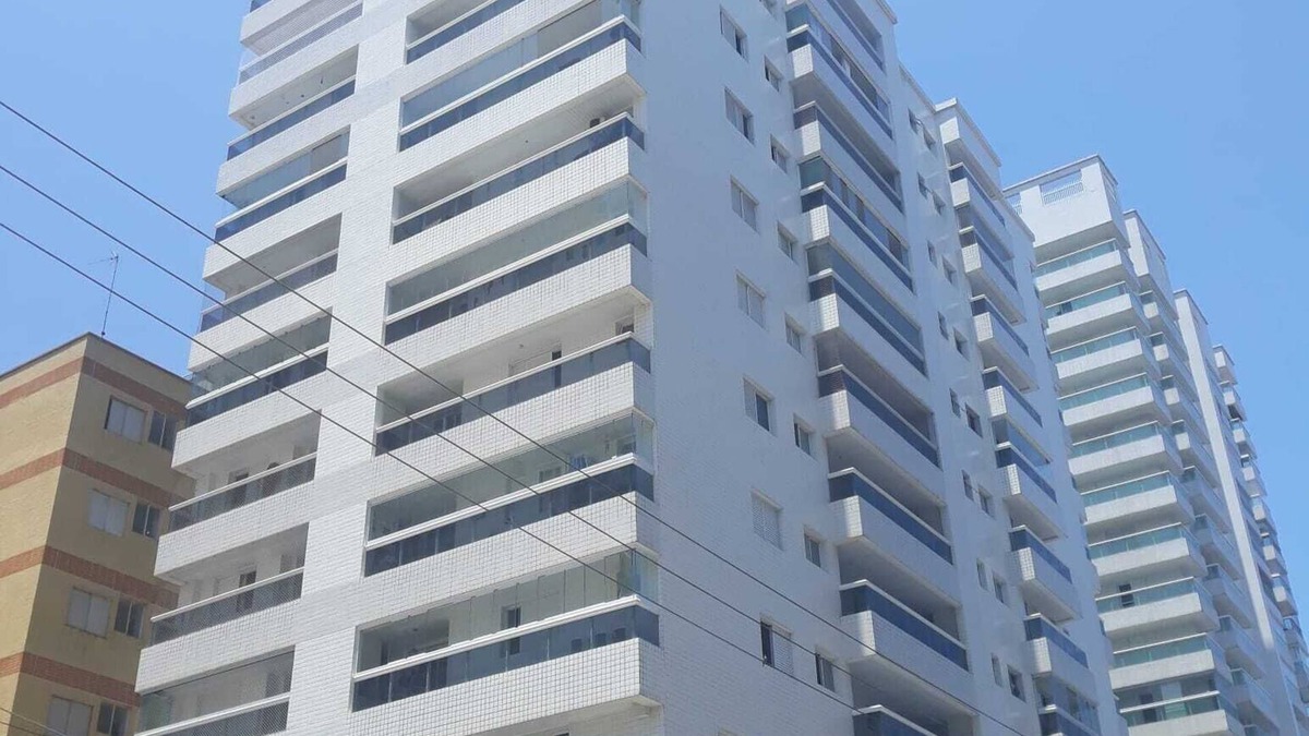 Vila Assuncao Apartment | Praia Grande - Cidade Ocian Apê -Barbecue/1 vacancy -70mt from the sea