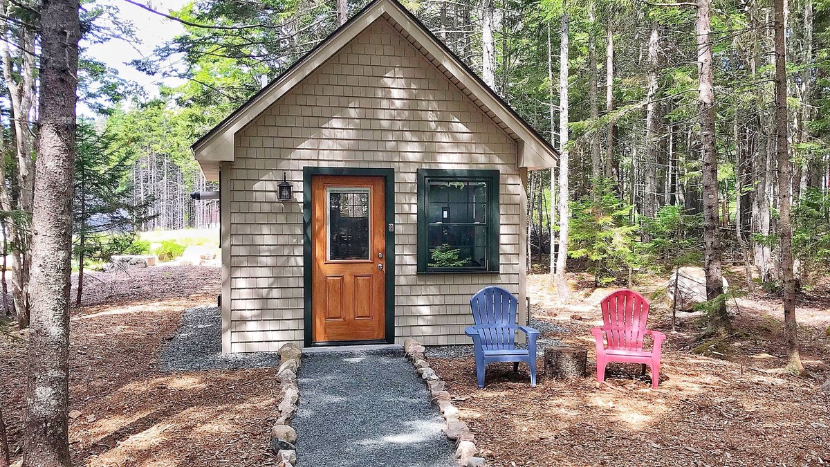 Southwest Harbor Cottage | Precipice Tiny House at Acadia Yurts