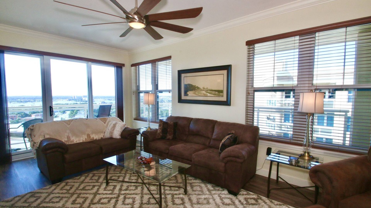 Daytona Beach Condo | PREMIER LUXURY CONDO WITH A PANORAMIC SUNSET RIVER VIEW OCEAN VISTAS 1111