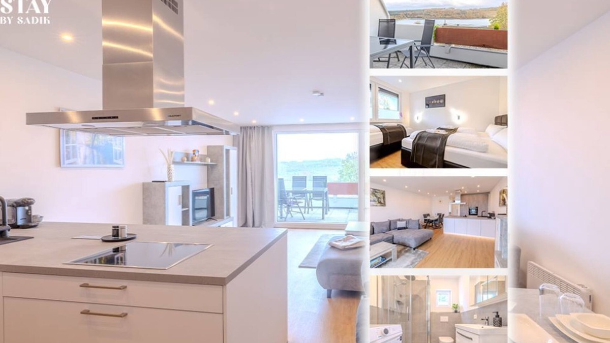 Langscheid Apartment | Premium Zuhause - Seeblick Balkon Seepromenade