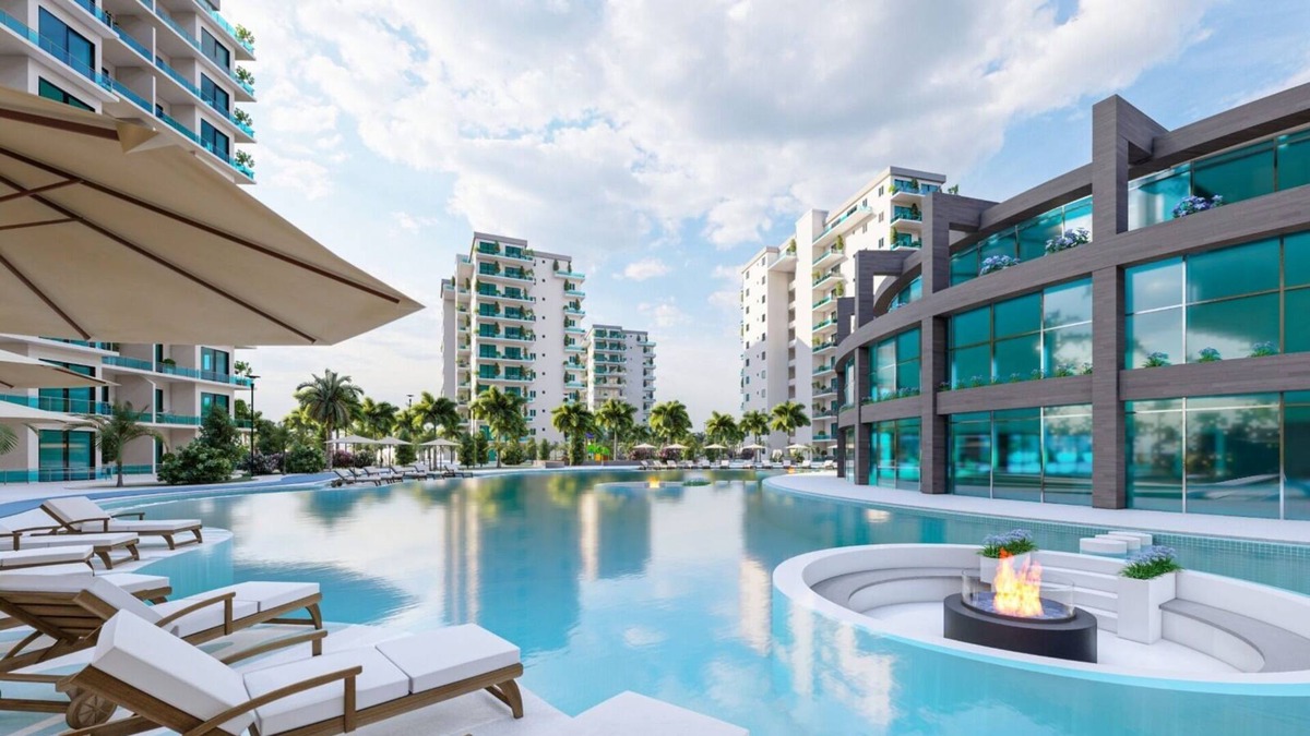 Dipkarpaz Apartment | Priscilla Studios with Direct Seaview in Caesar Blue Resort