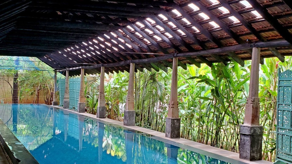 Pondicherry Beach Apartment | Private apartment in a restored cottage of a family estate with pool