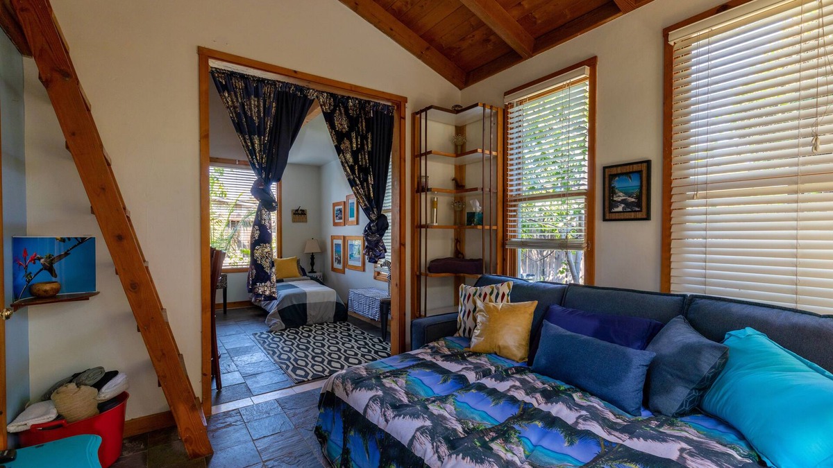 Fullerton Apartment | Private back house studio with loft, patios, and gardens. Disneyland close.