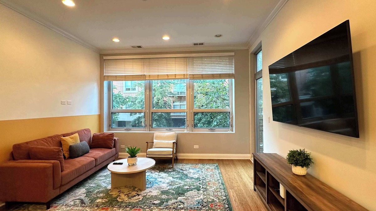 River West Apartment | Private Balcony, 1 Garage Parking, Sleeps 8!