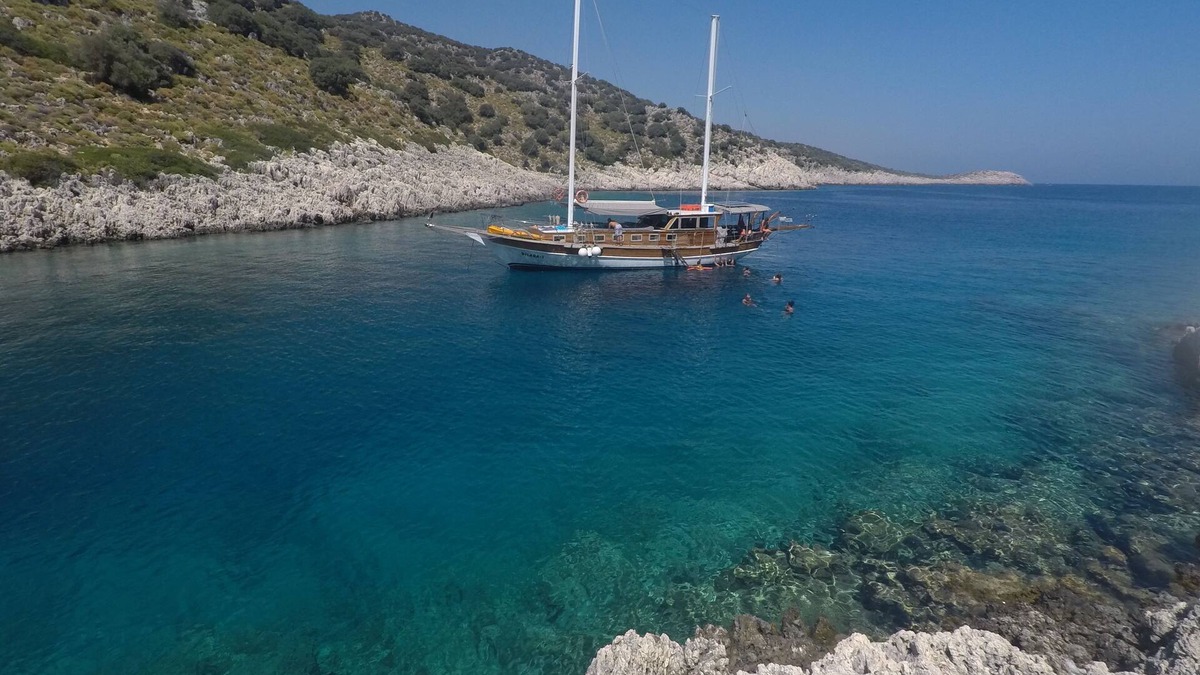 Kas Boat Rental | Private Crewed Blue Cruise in Kas-Kekova