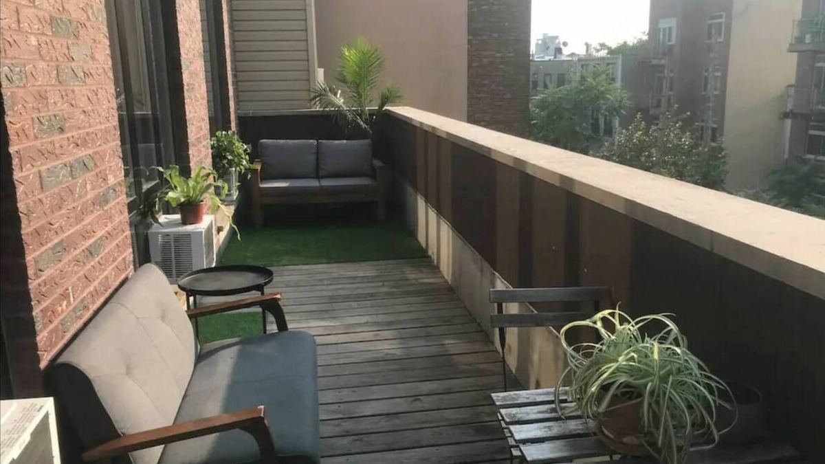 East Williamsburg Apartment | Private Deck Paradise