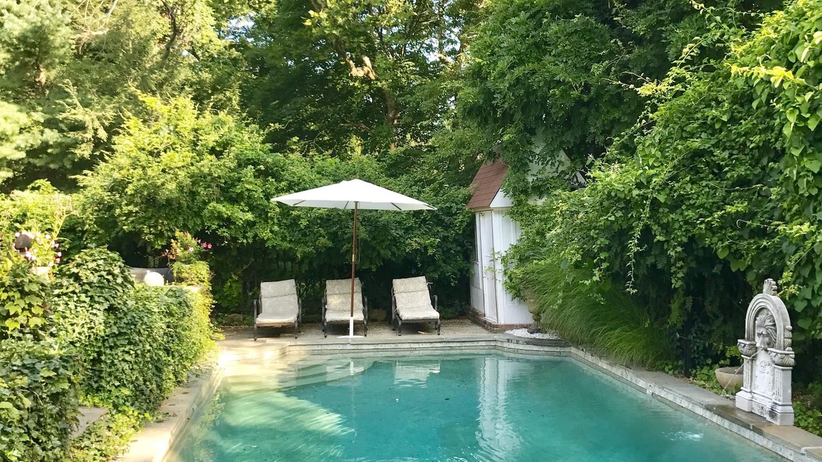 Norwalk House | Private French Country Estate-New Canaan CT-Pool-Film Set-August available