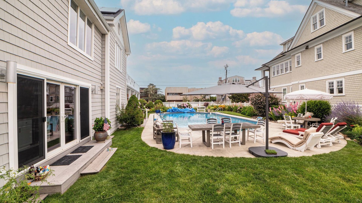 Gardens House | Private heated pool, Pet friendly, Walk to beach and boardwalk! Garden Oasis!
