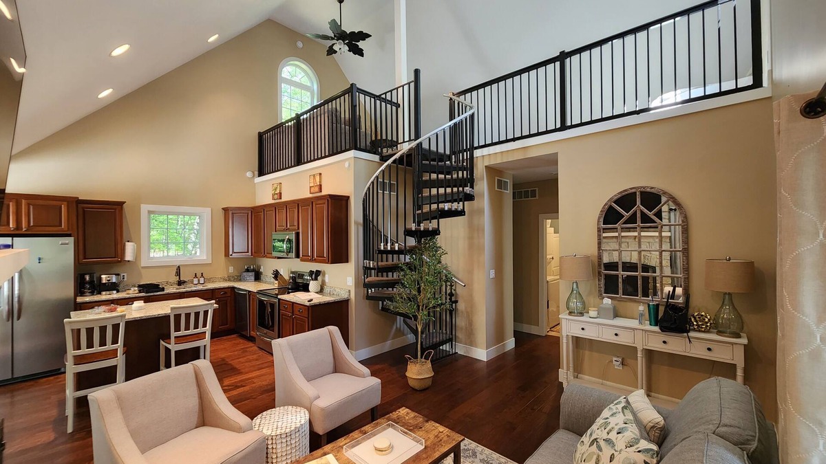 Michigan City House | Private Home w/Golf Cart + Fireplace on Wooded Lot Near Lake Michigan Beaches