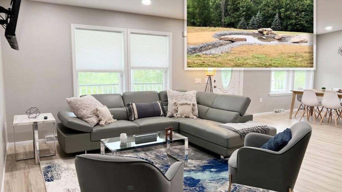 New Kingston House | Private Hot Tub & Pond - Game Room - Luxury Home
