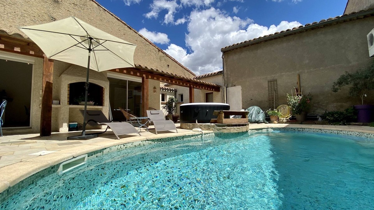 Laure-Minervois House | Private house with pool and spa 20ms from the city of Carcassonne Occitanie