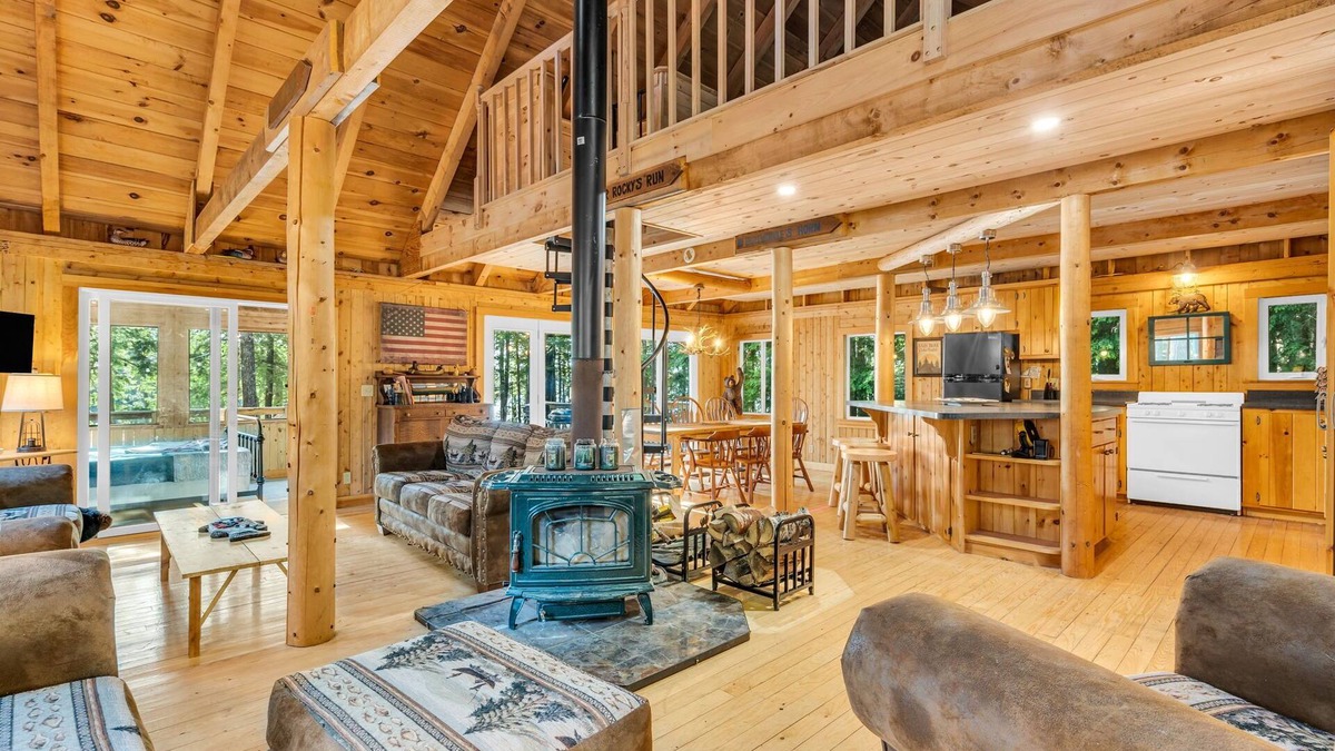 East Hancock Resort | Private Island for family adventure! Cozy cabins, boating, swimming, memories!