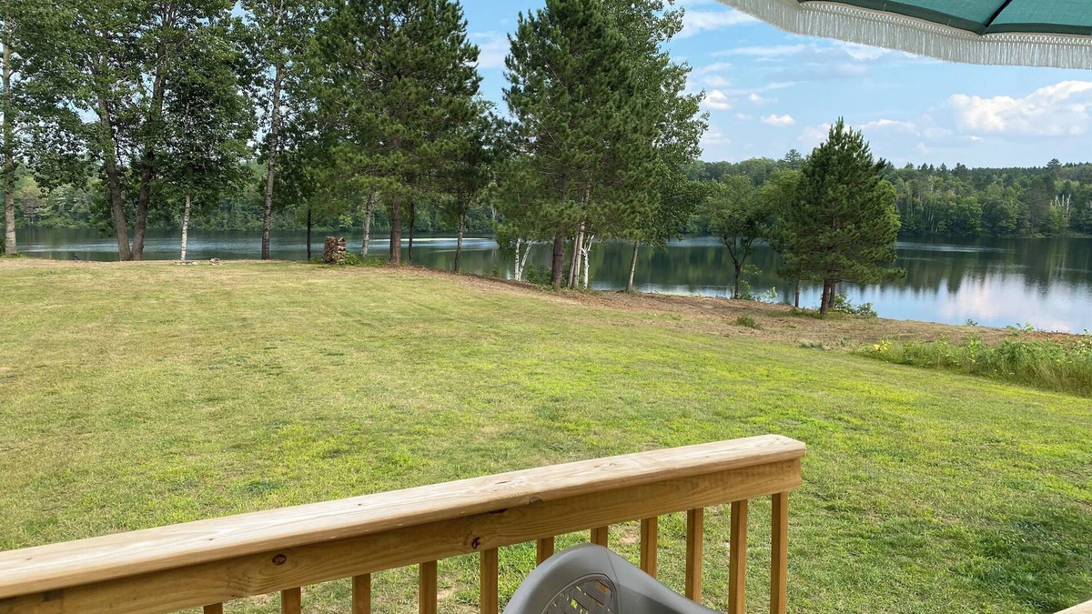 Crystal Falls House | Private Lake House on 16 +/- wooded acres, 80 + acre lake, 55 foot deep!
