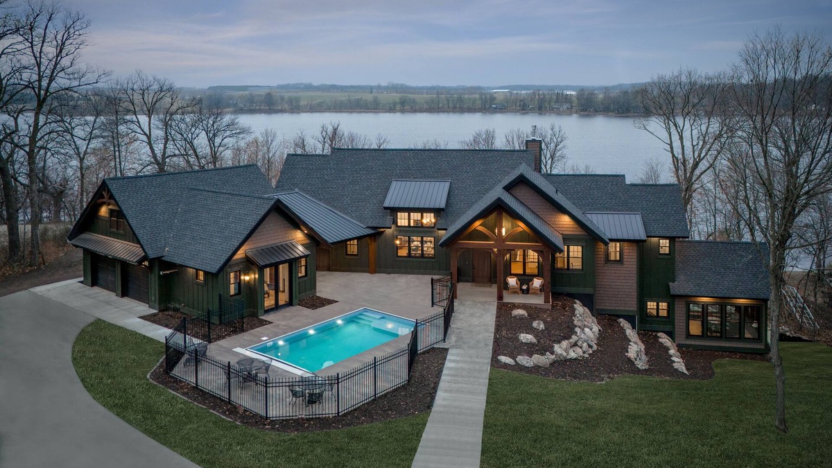 Vergas Cabin | Private lakeside retreat with pool, hot tub, and sauna