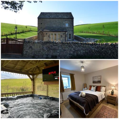 Airton House | PRIVATE LUXURY Barn Stay with Hot Tub and OUTDOOR ENTERTAINMENT, YORKSHIRE DALES SLEEPS 10!