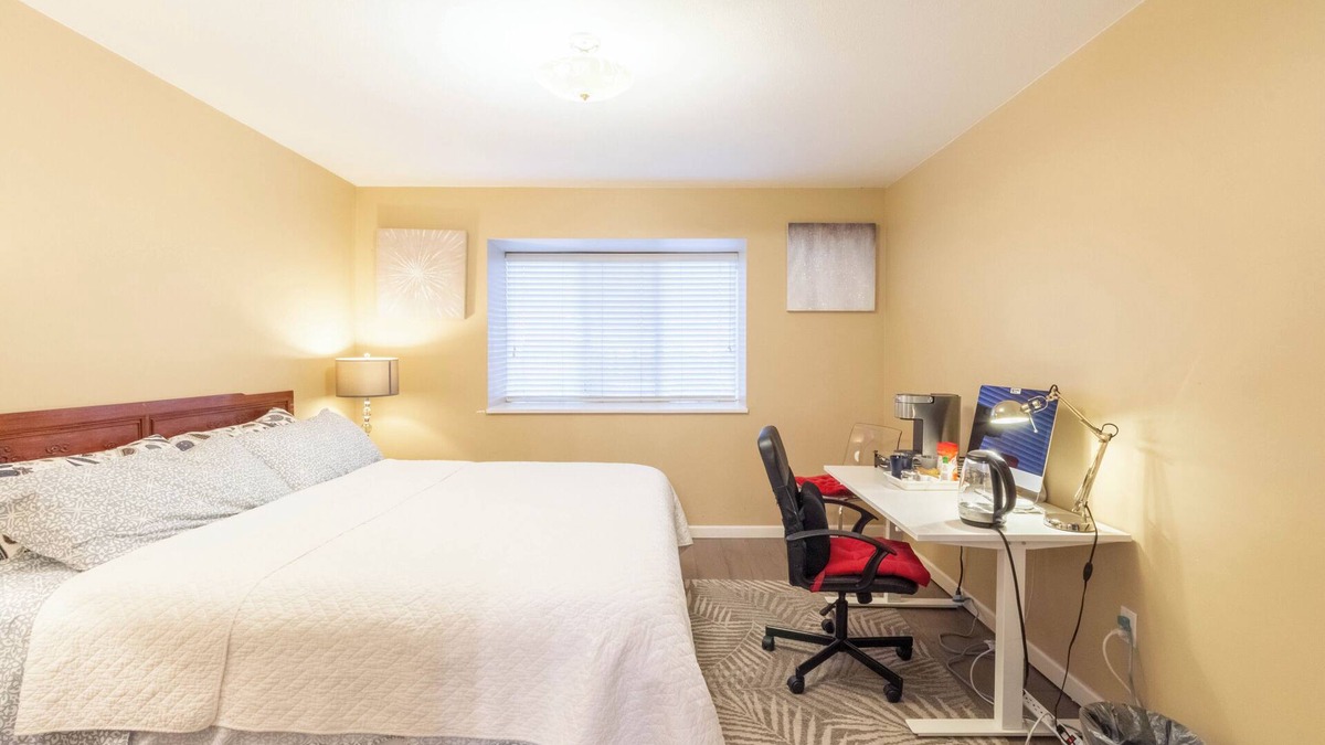 Shaughnessy House | Private Master Bedroom B and ensuiteWashroom