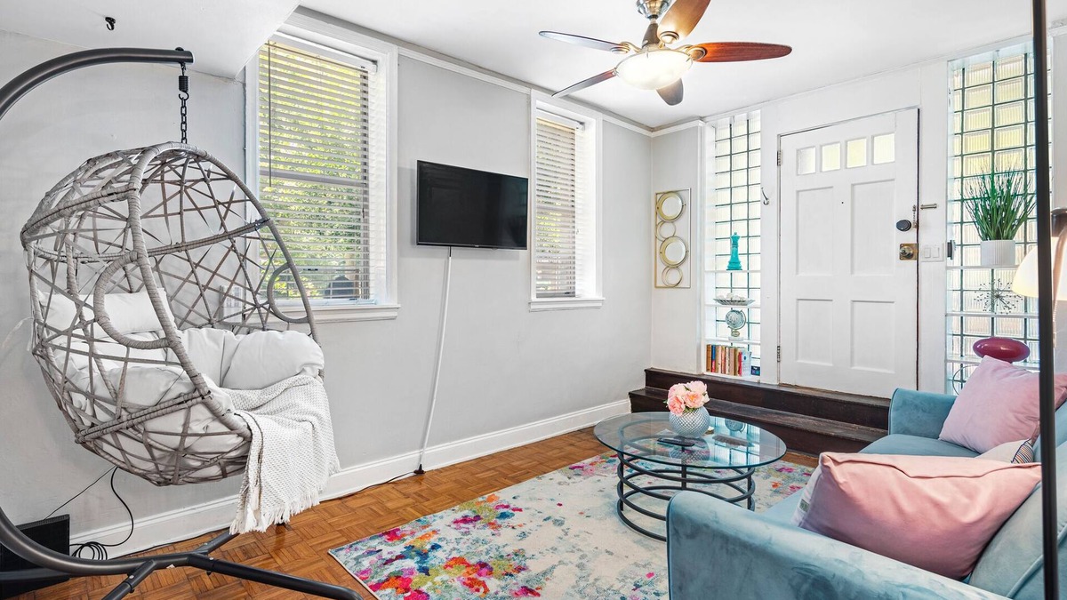 Virginia Highland Apartment | Private Midtown Hidden Gem- Steps from Piedmont Park + Free Parking