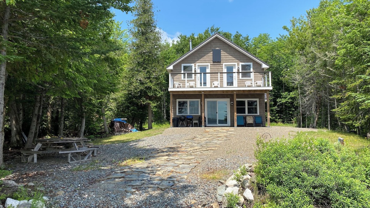 Aroostook House | Private modern off-grid lakehouse with guest cabin