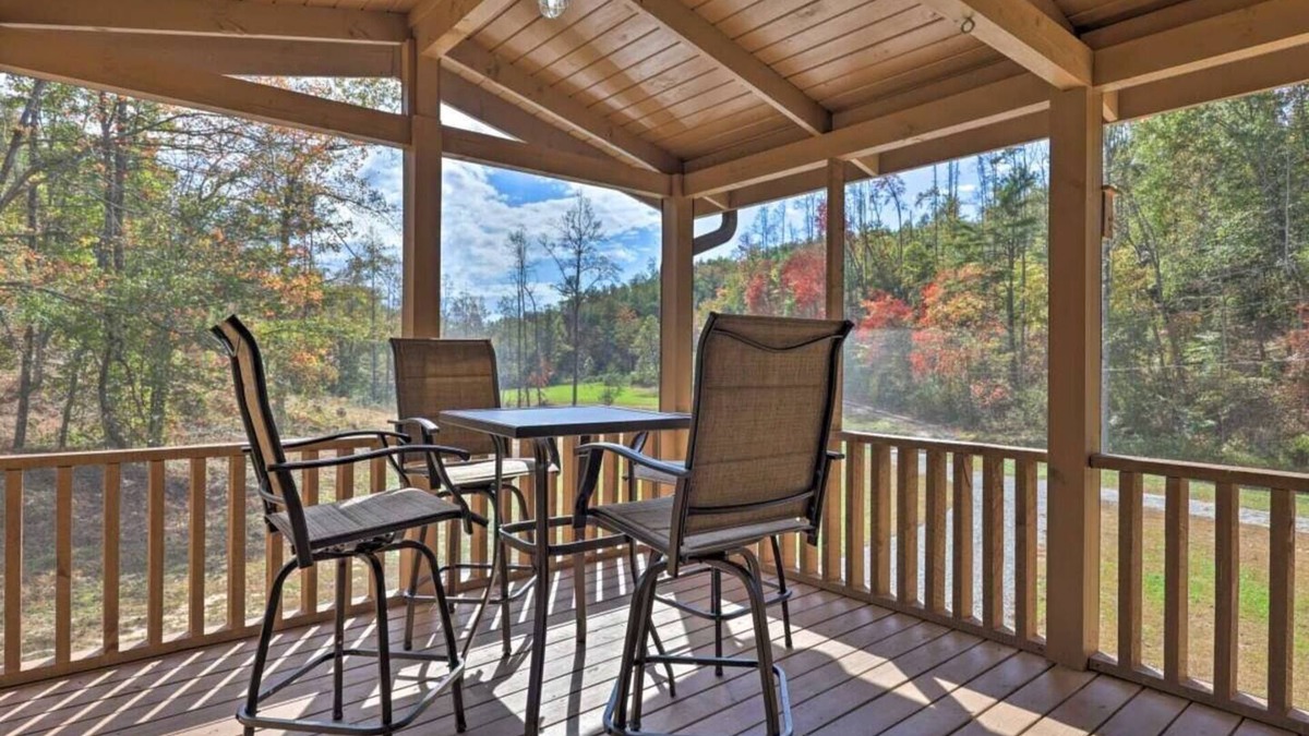 Purlear Cabin | Private Mountain Escape W/Hot Tub, Creekside