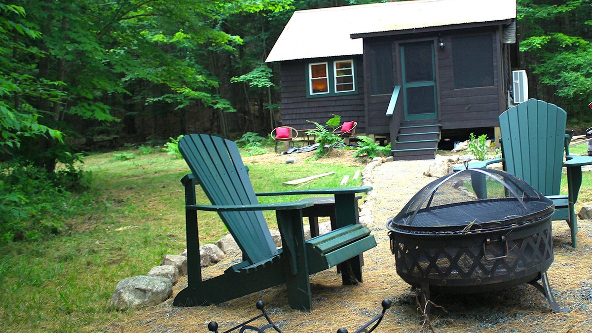 Lake Clear Cabin | Private Pinecone Cabin just steps away from ADK Rail Trail and Lake
