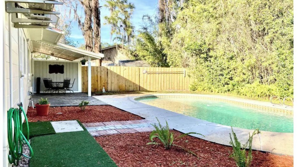 Orange Park House | Private Pool and Patio