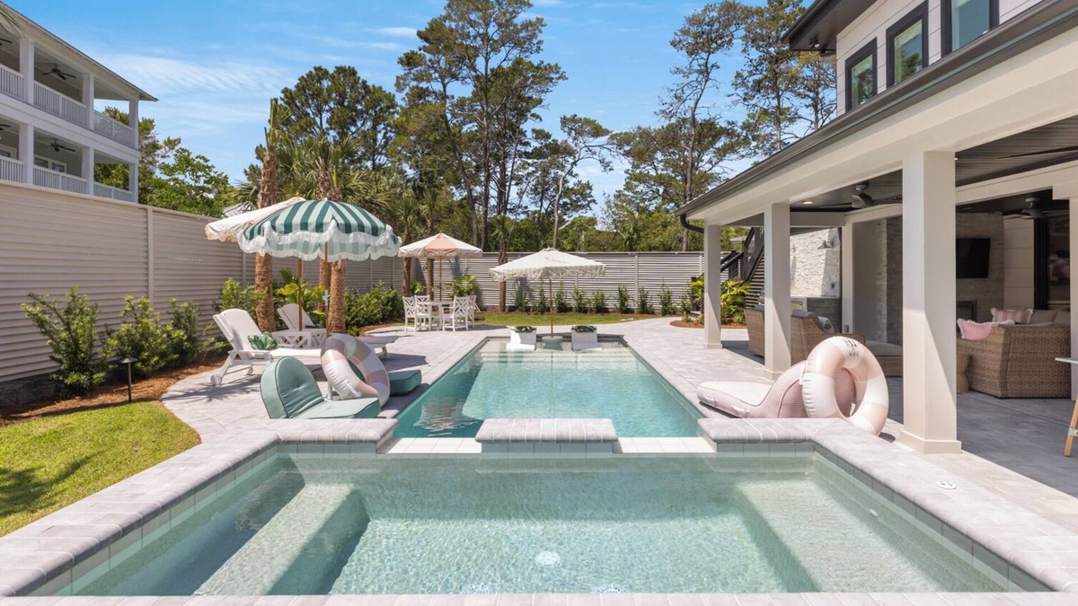 Seagrove Beach House | Private Pool/Hot Tub - Gas Golf Cart - 8 Beds - 5 Bikes