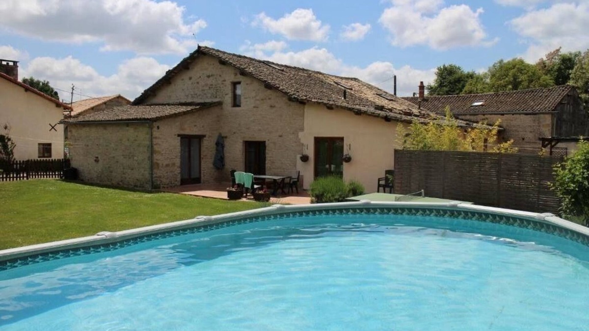 Lezay House | Private pool, spacious - can walk to local town